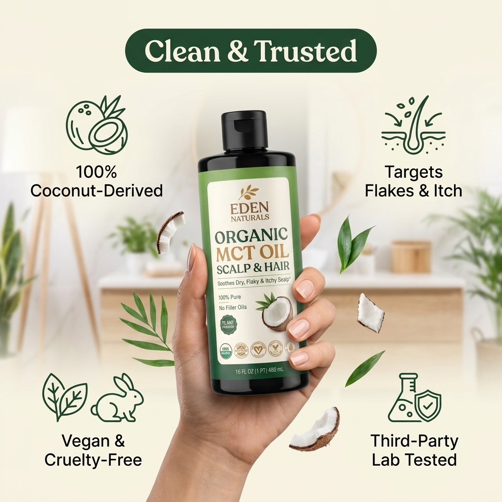 Organic MCT Oil - Hair & Scalp
