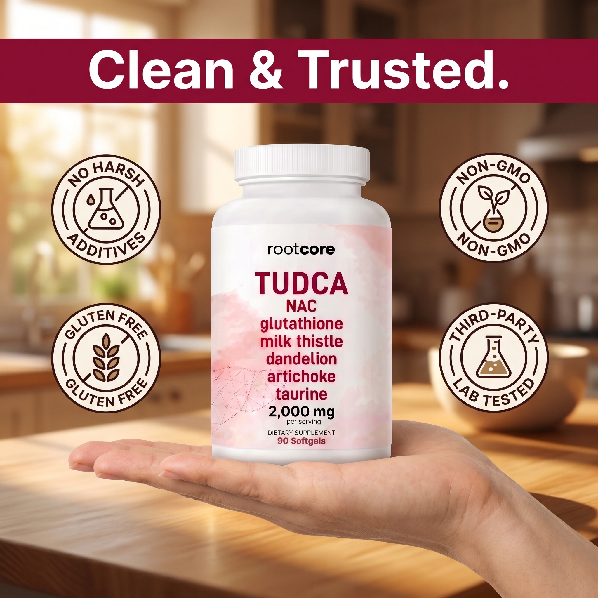 TUDCA 2,000mg Liver Repair Softgels