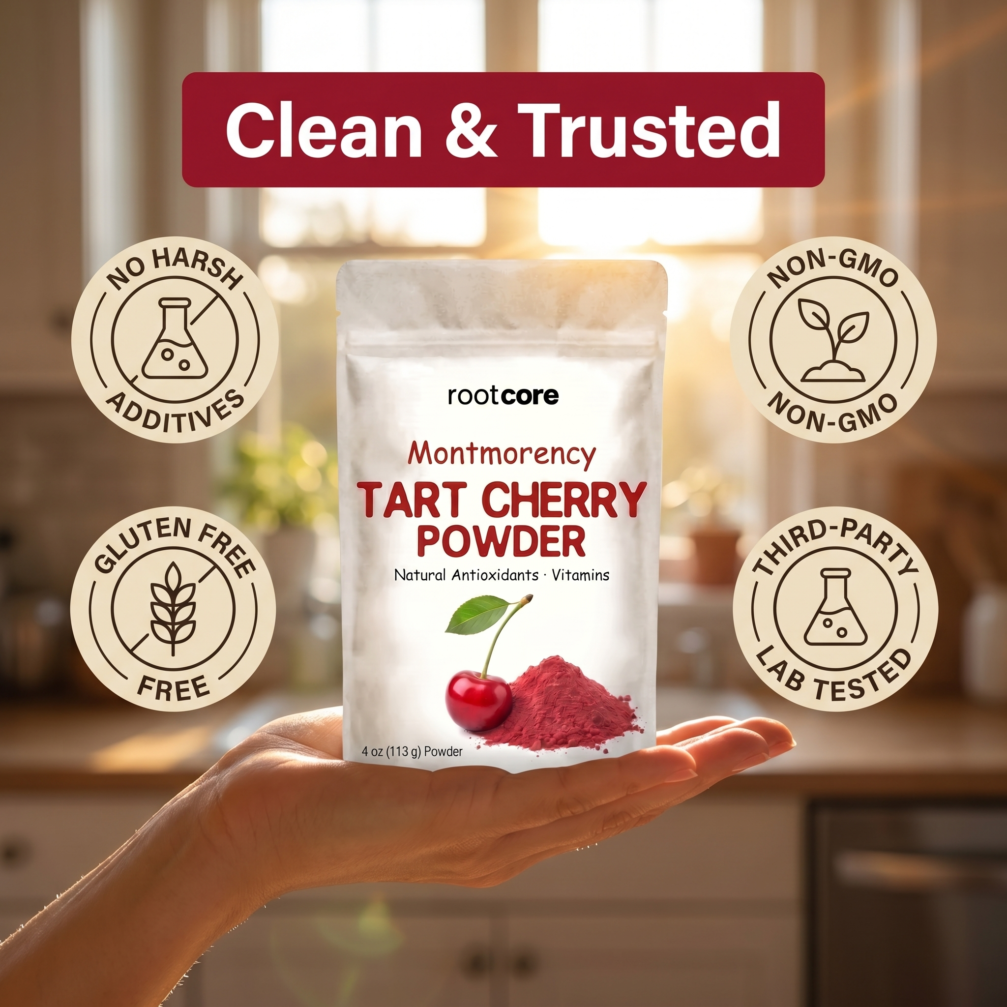 Organic Freeze-Dried Montmorency Tart Cherry Powder