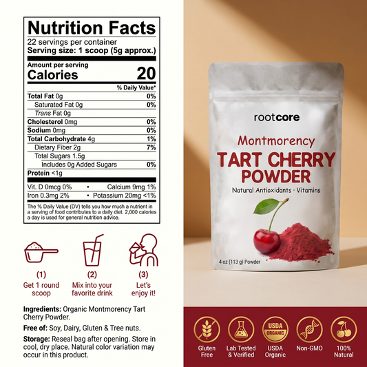 Organic Freeze-Dried Montmorency Tart Cherry Powder