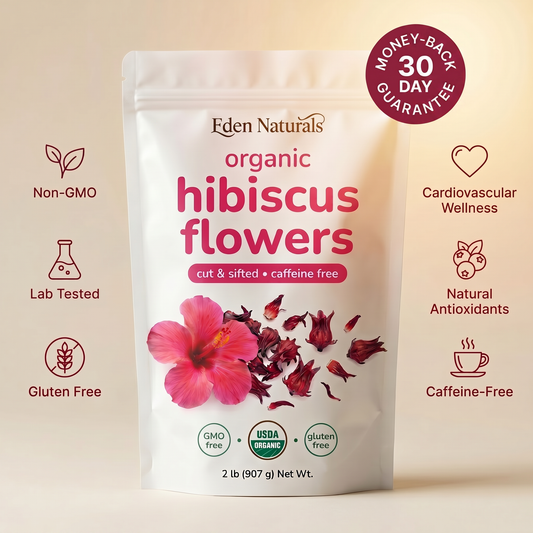Pure Organic Dried Hibiscus Flowers