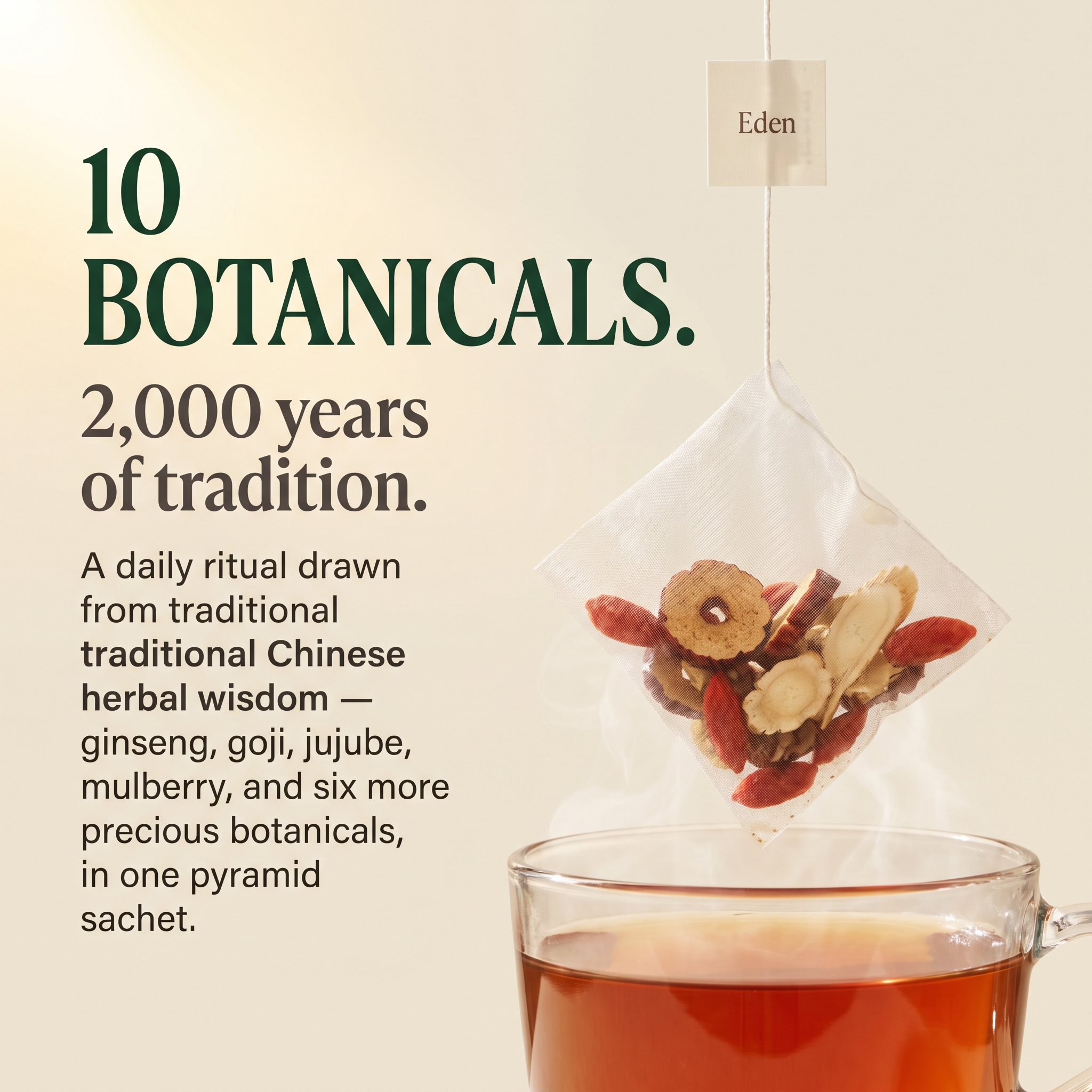 Kidney Support Ginseng Ten-Treasure Tea