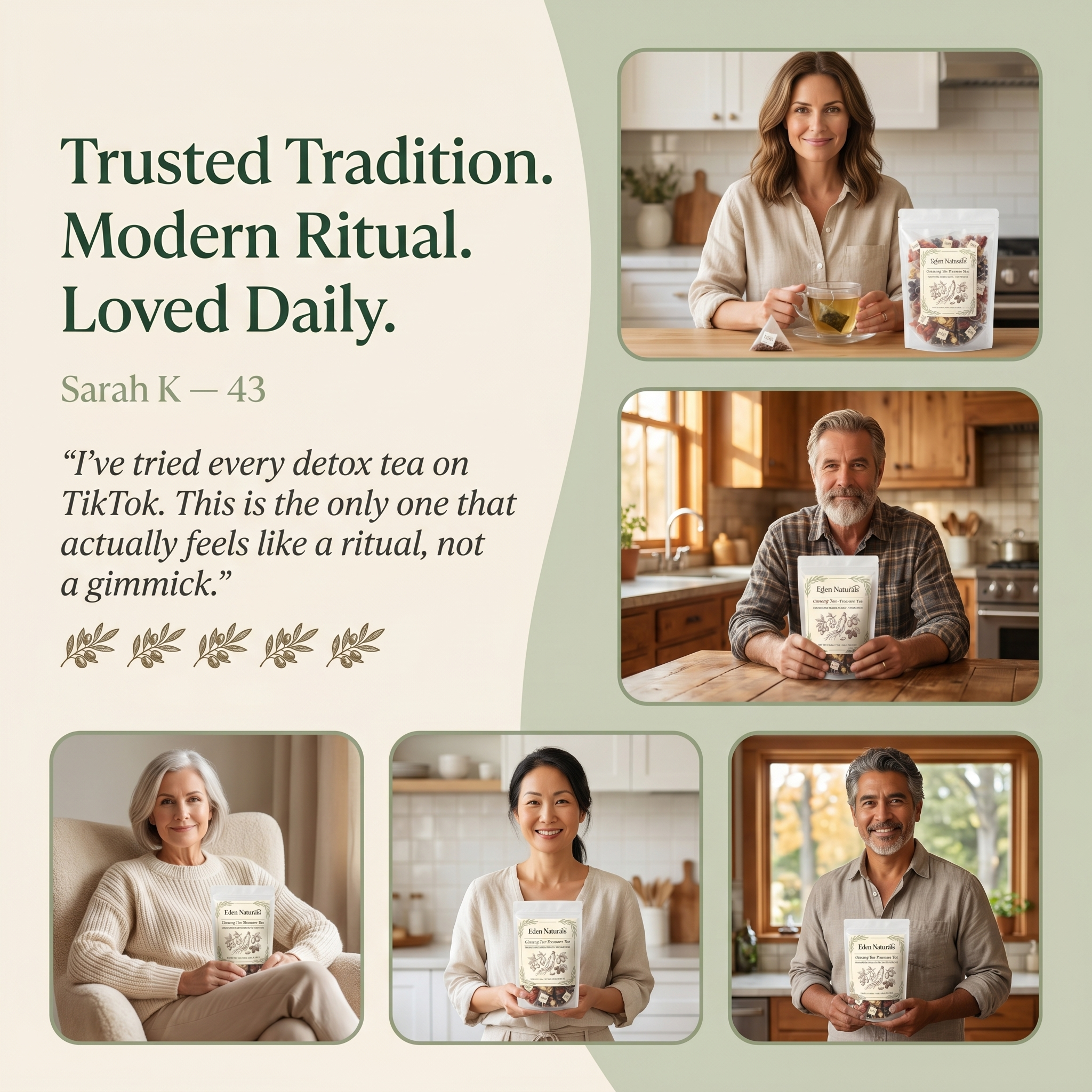 Kidney Support Ginseng Ten-Treasure Tea