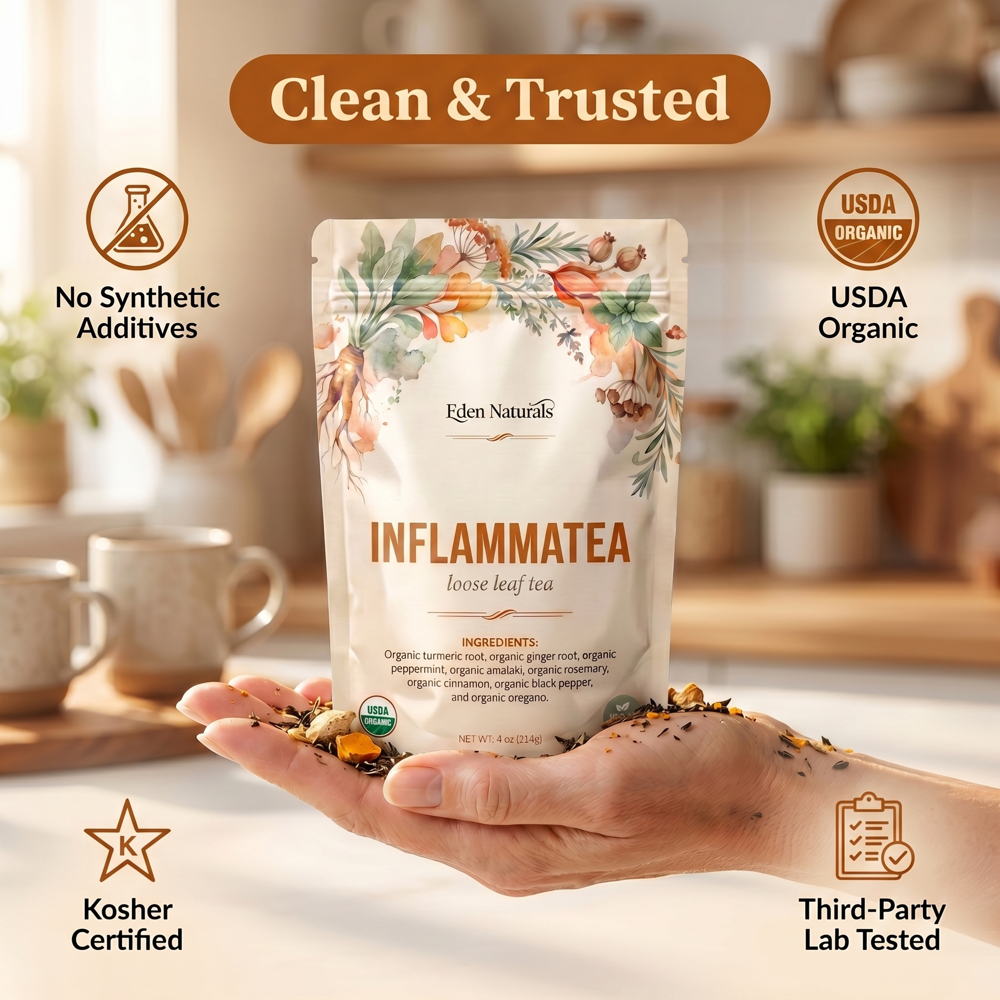 Inflammatea Pure Organic Loose Leaf Tea