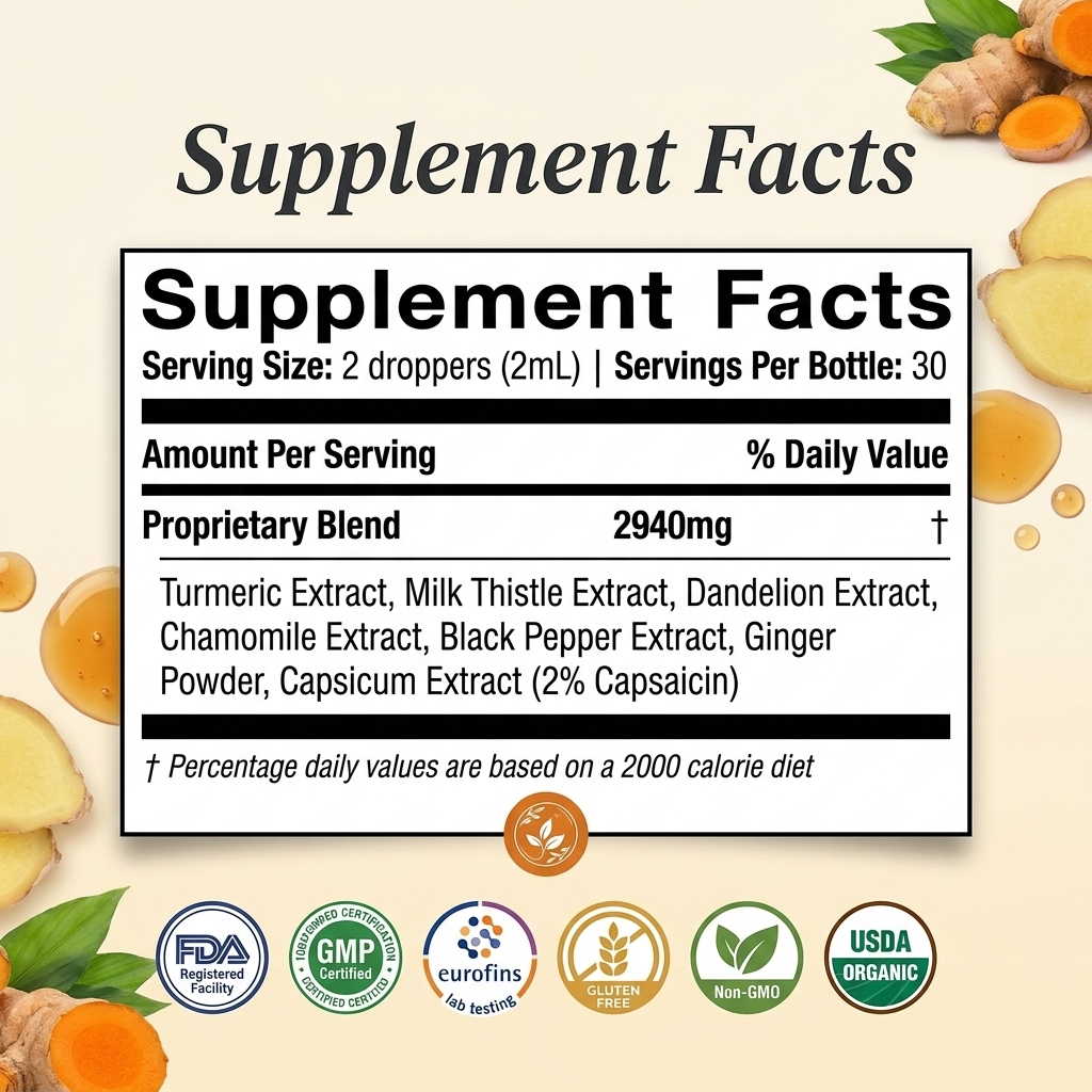 Turmeric Curcumin Complex Drops