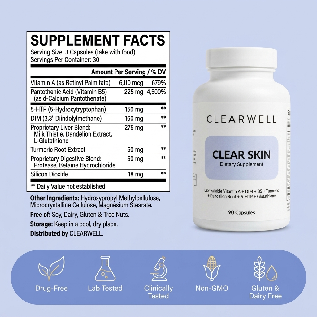 CLEARWELL - Clear Skin Supplement