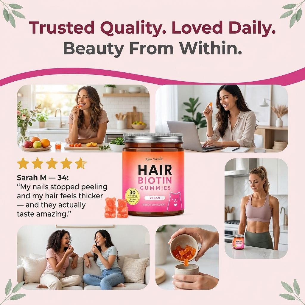 Hair Biotin Gummies - 5000 mcg biotin