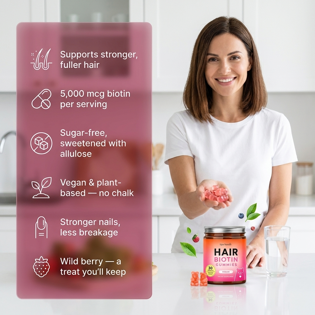 Hair Biotin Gummies - 5000 mcg biotin