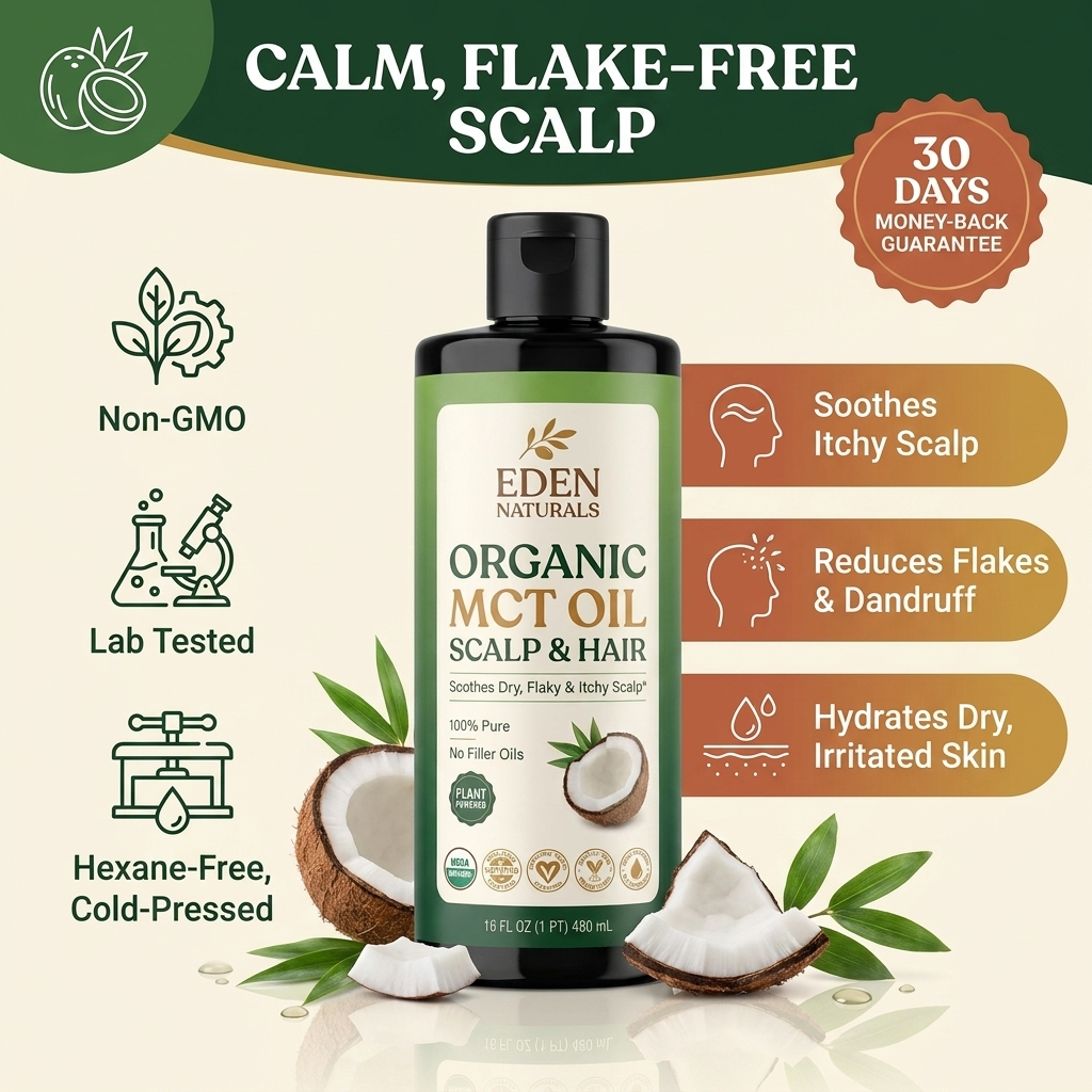 Organic MCT Oil - Hair & Scalp