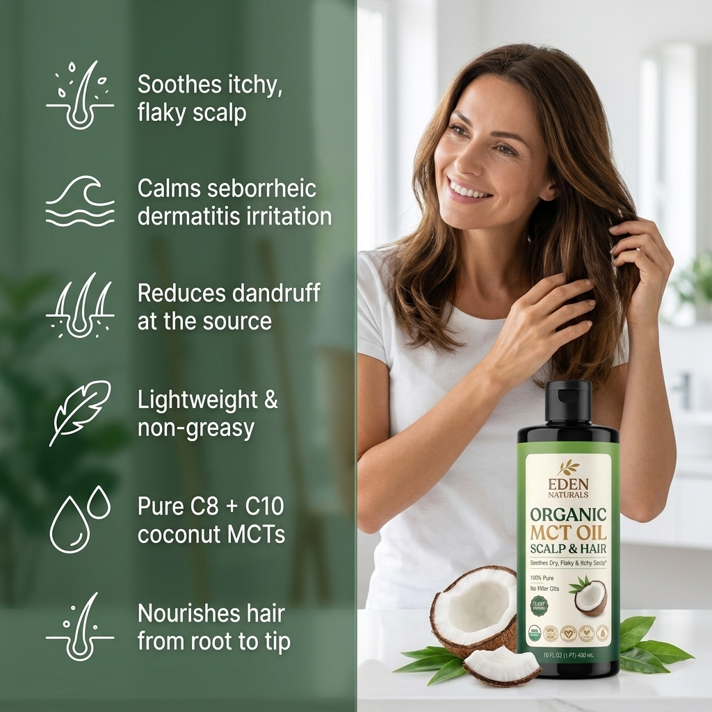 Organic MCT Oil - Hair & Scalp