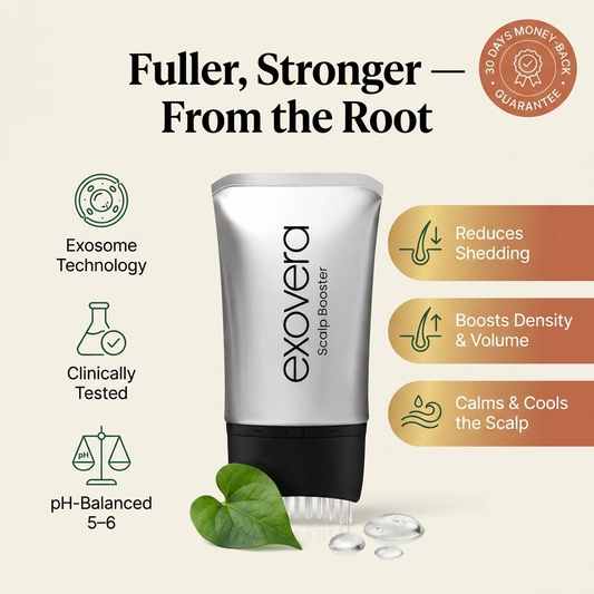 Exovera Scalp Booster with Comb Brush Applicator
